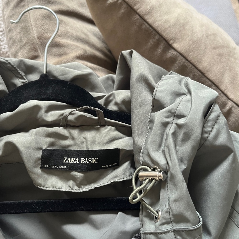 Zara Basic Light Green Jacket Size M - image 4